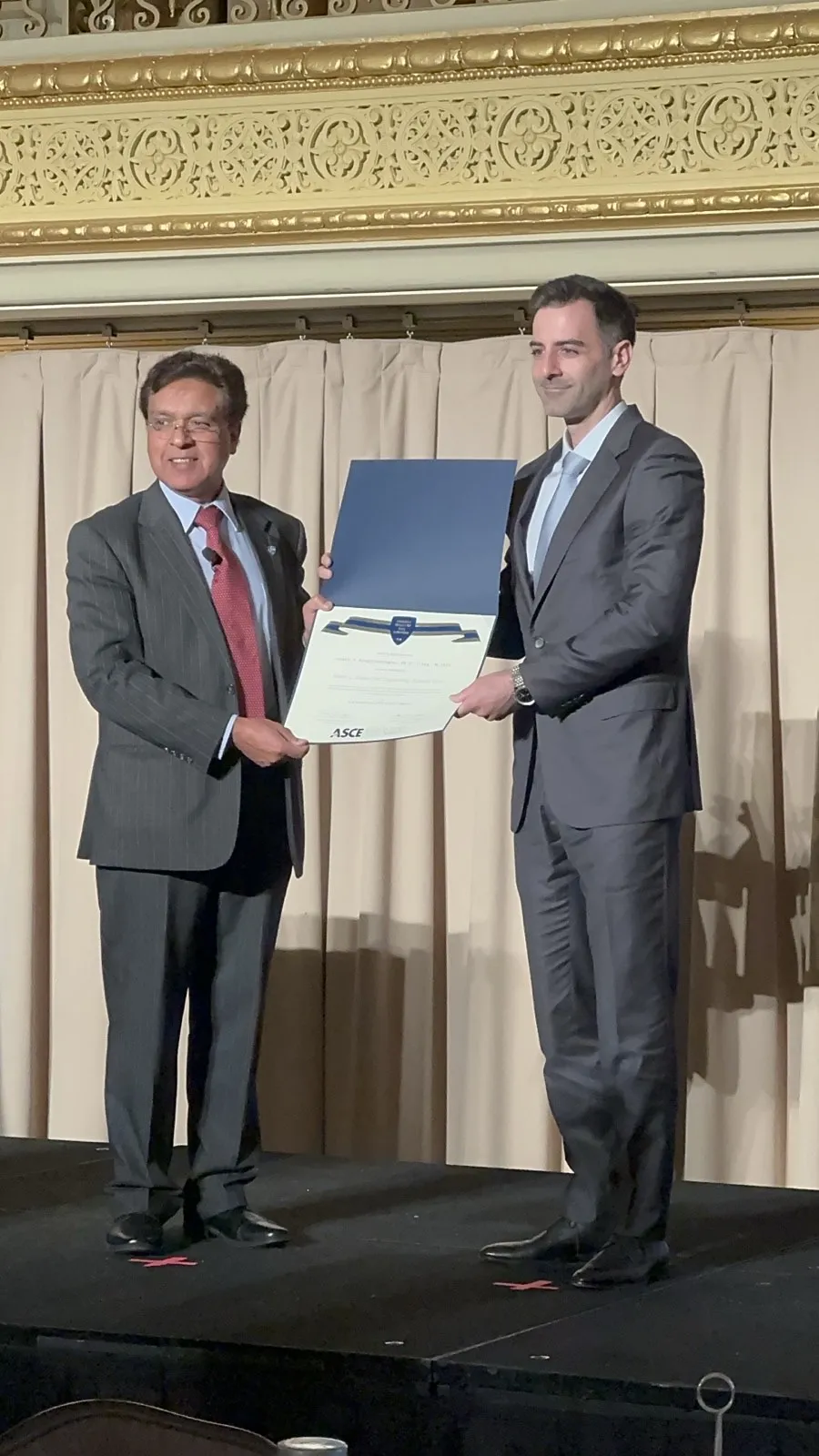 Huber Prize award ceremony