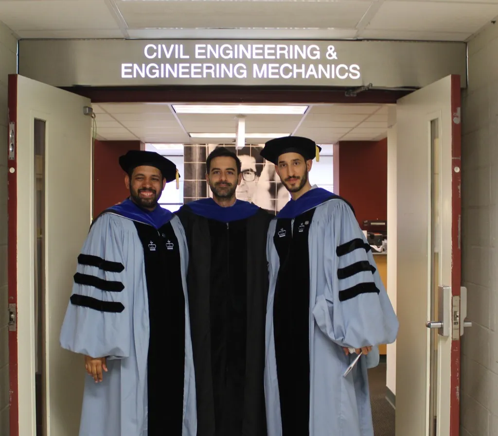 Graduate students Ketson dos Santos and Apostolos Psaros successfully defend their PhD dissertations